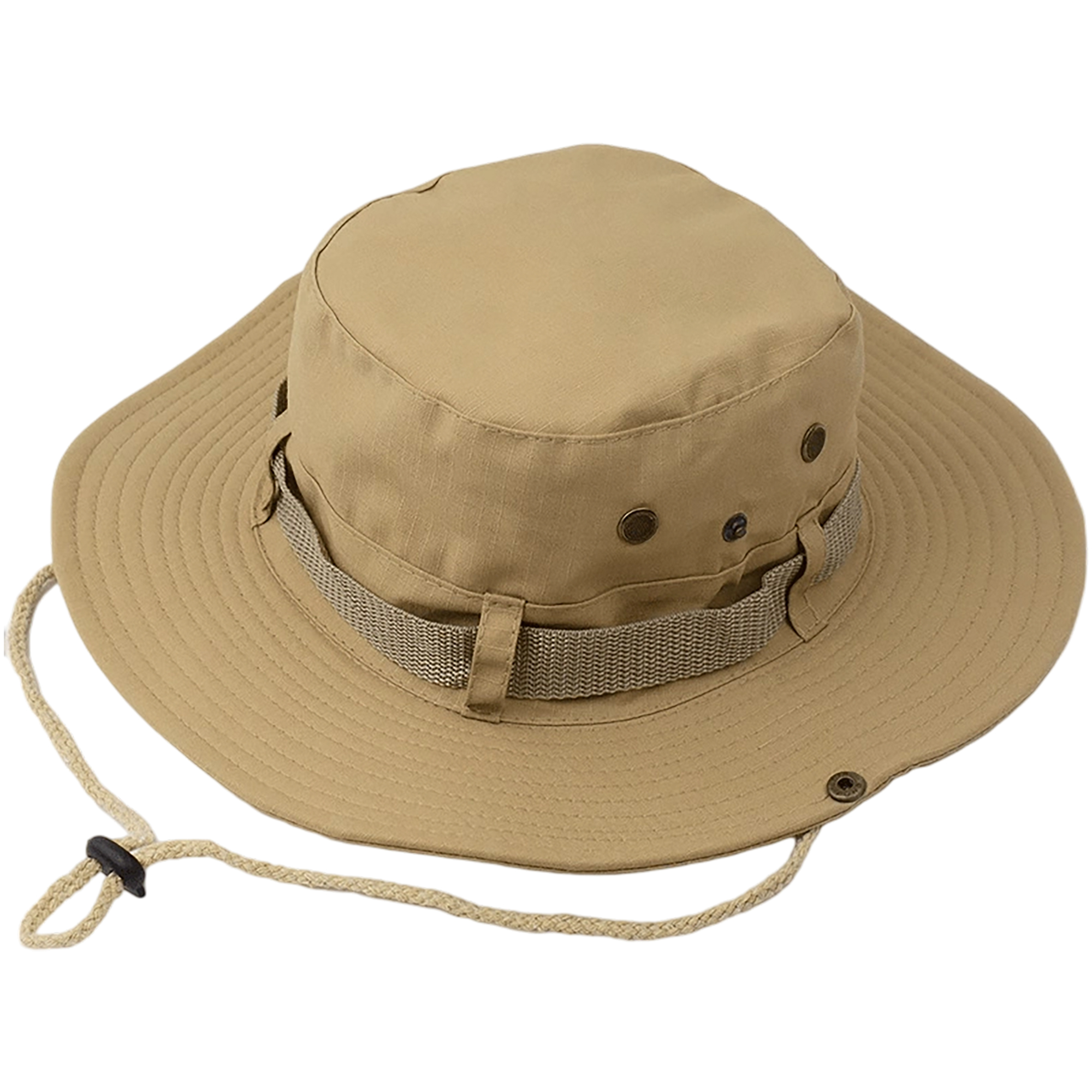 Polyester Wide Brim Fisherman Hat With Ventilation Eyelets 9