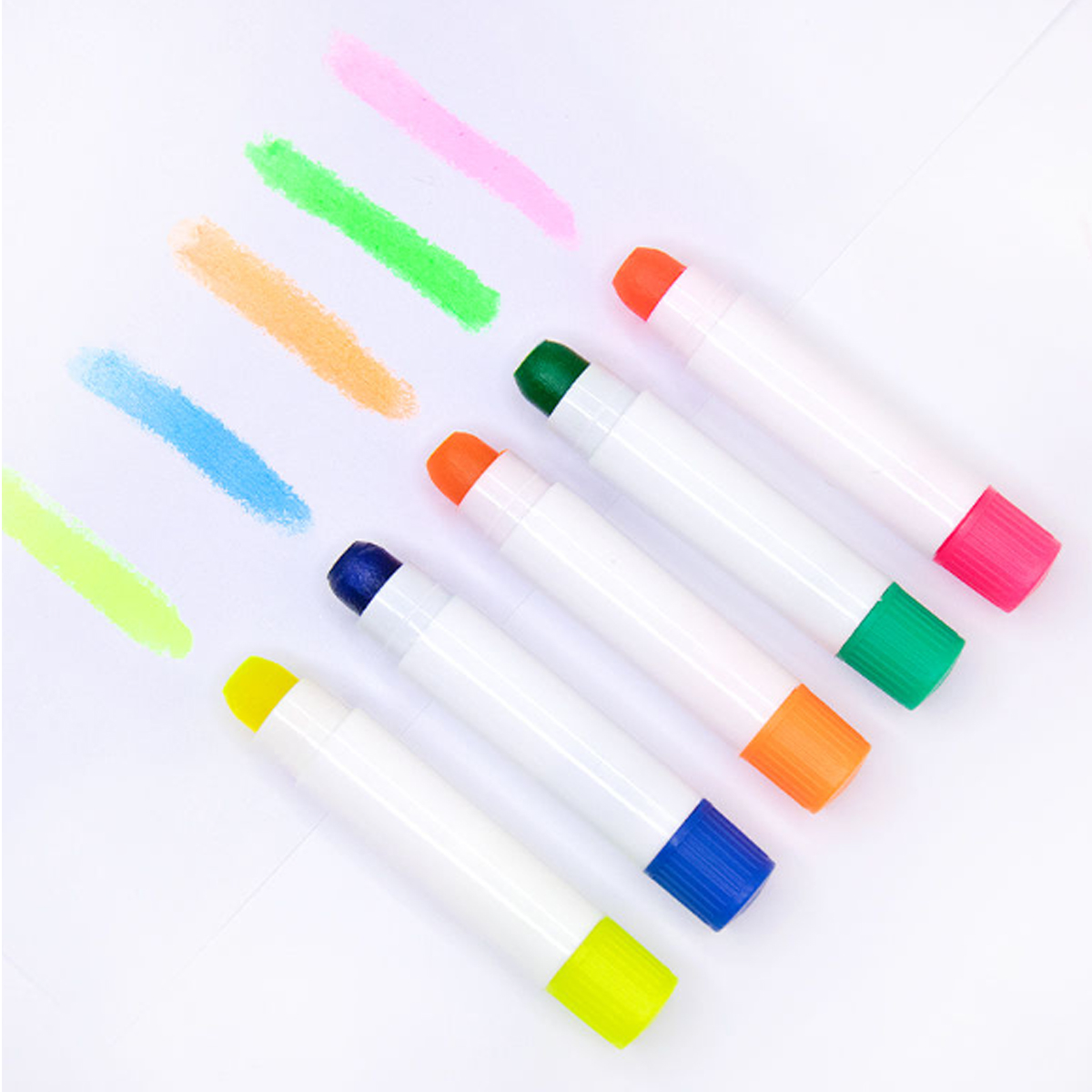 5 Piece Highlighter Marker Set in Clear Case 4