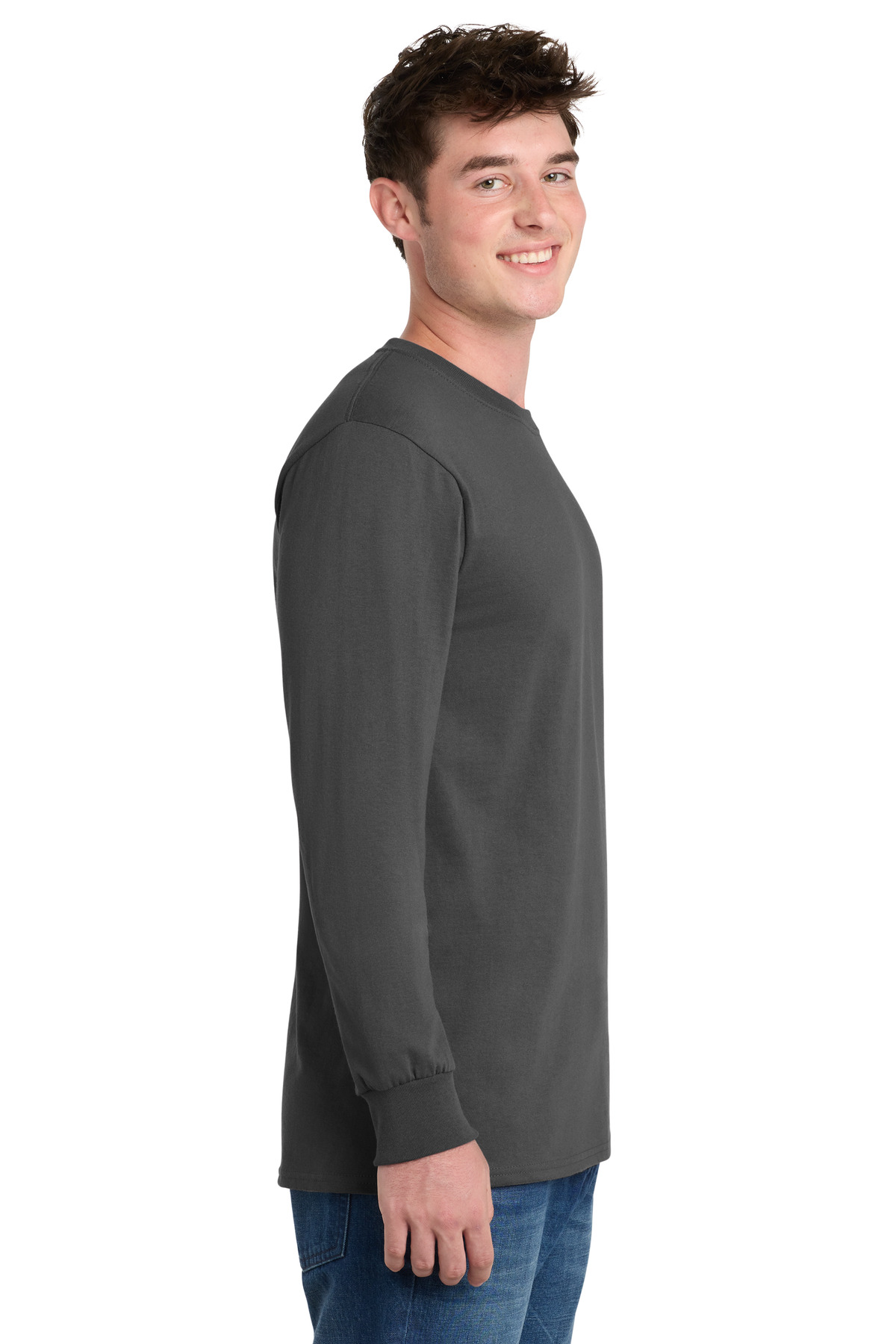 Port & Co Tall Long Sleeve Essential Tee. PC61LST 119