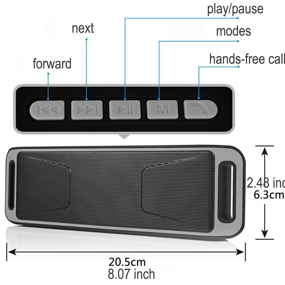 Compact Portable Office Speaker 2