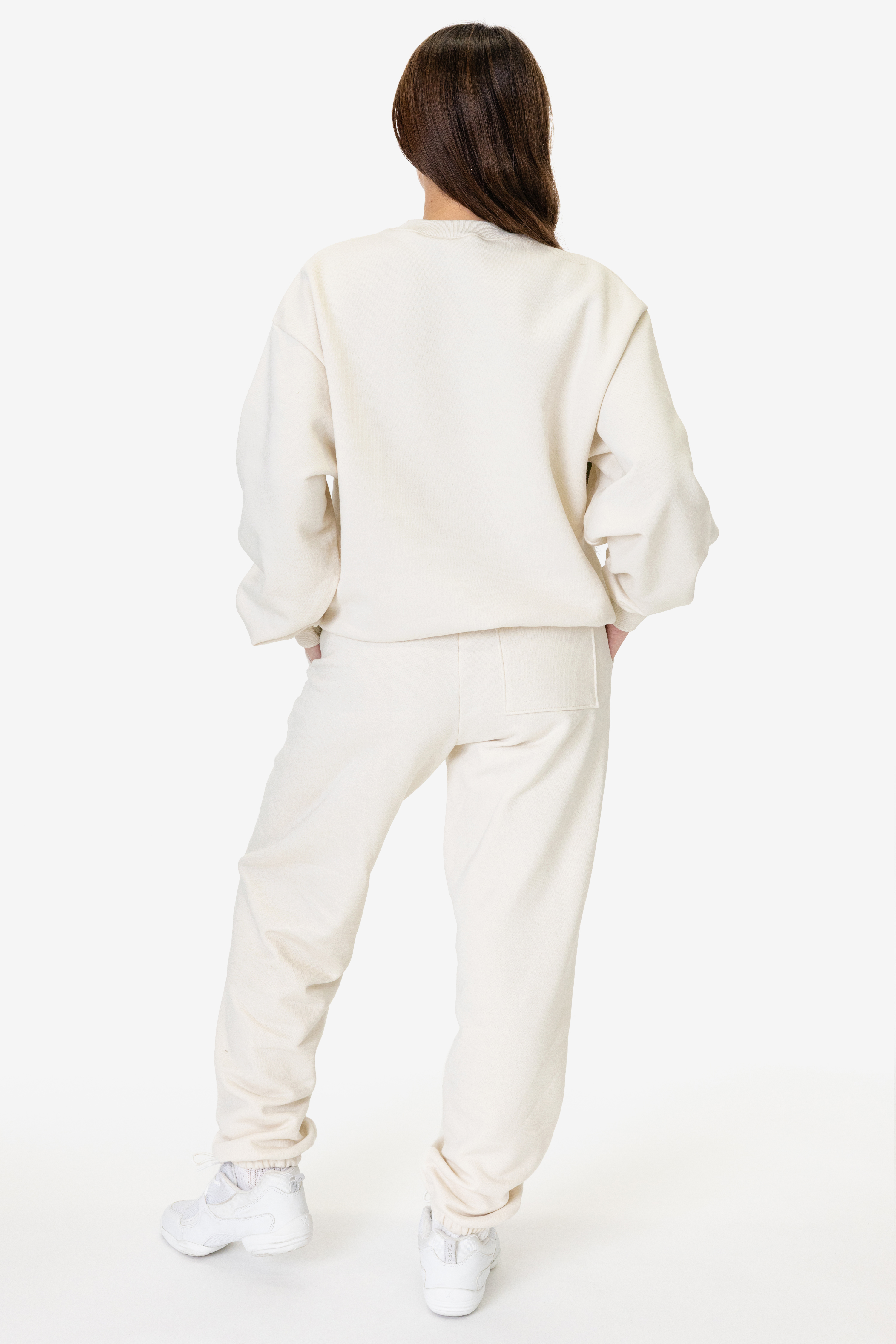 10 OZ MID-WEIGHT POLY COTTON FLEECE WIDE CREW 15