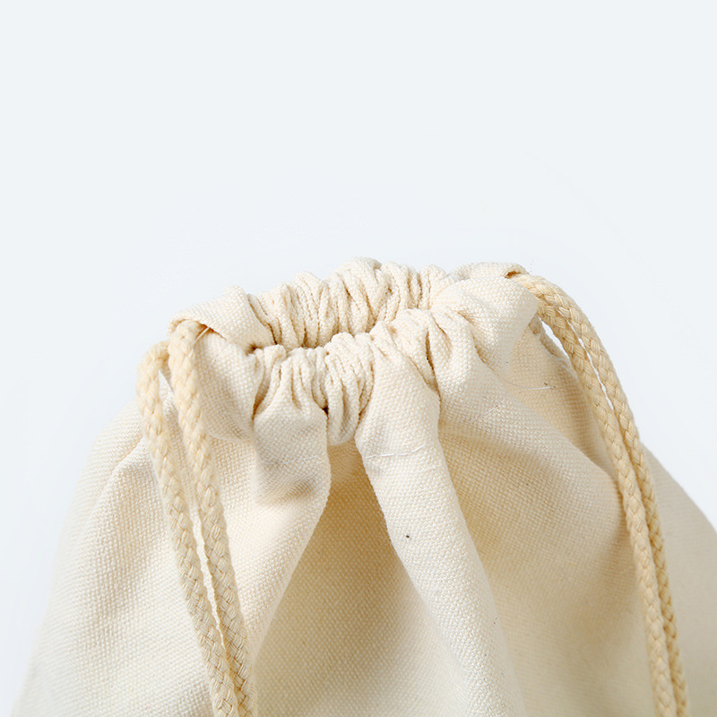 Custom Promotion Canvas Cotton Drawstring Bag, WaRTVMproof Mini Nylon PolyesRTVM Drawstring Bag 4