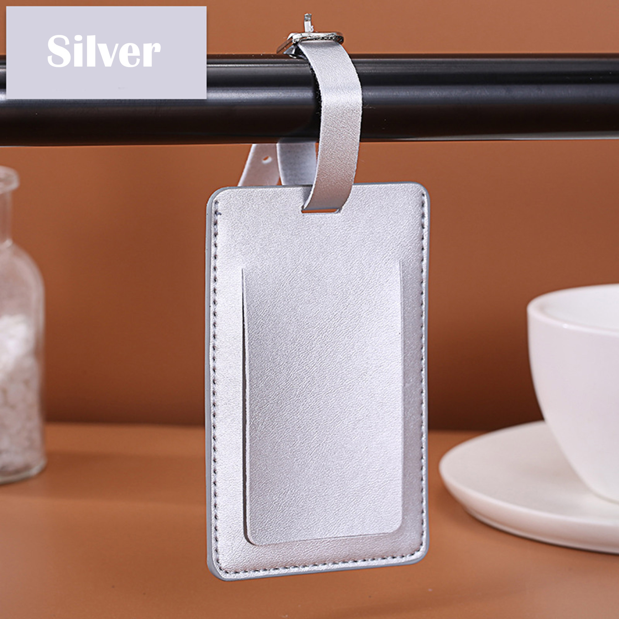 Quality PU Leather Luggage Tags 5