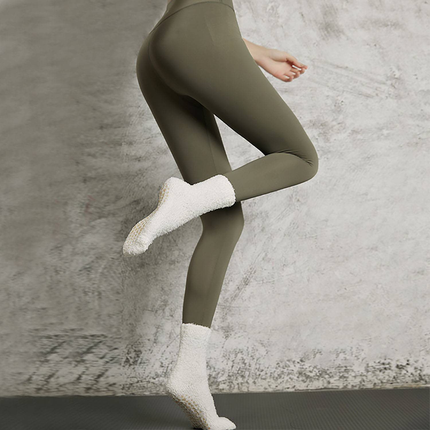 Fuzzy Socks With Grips for Women 8