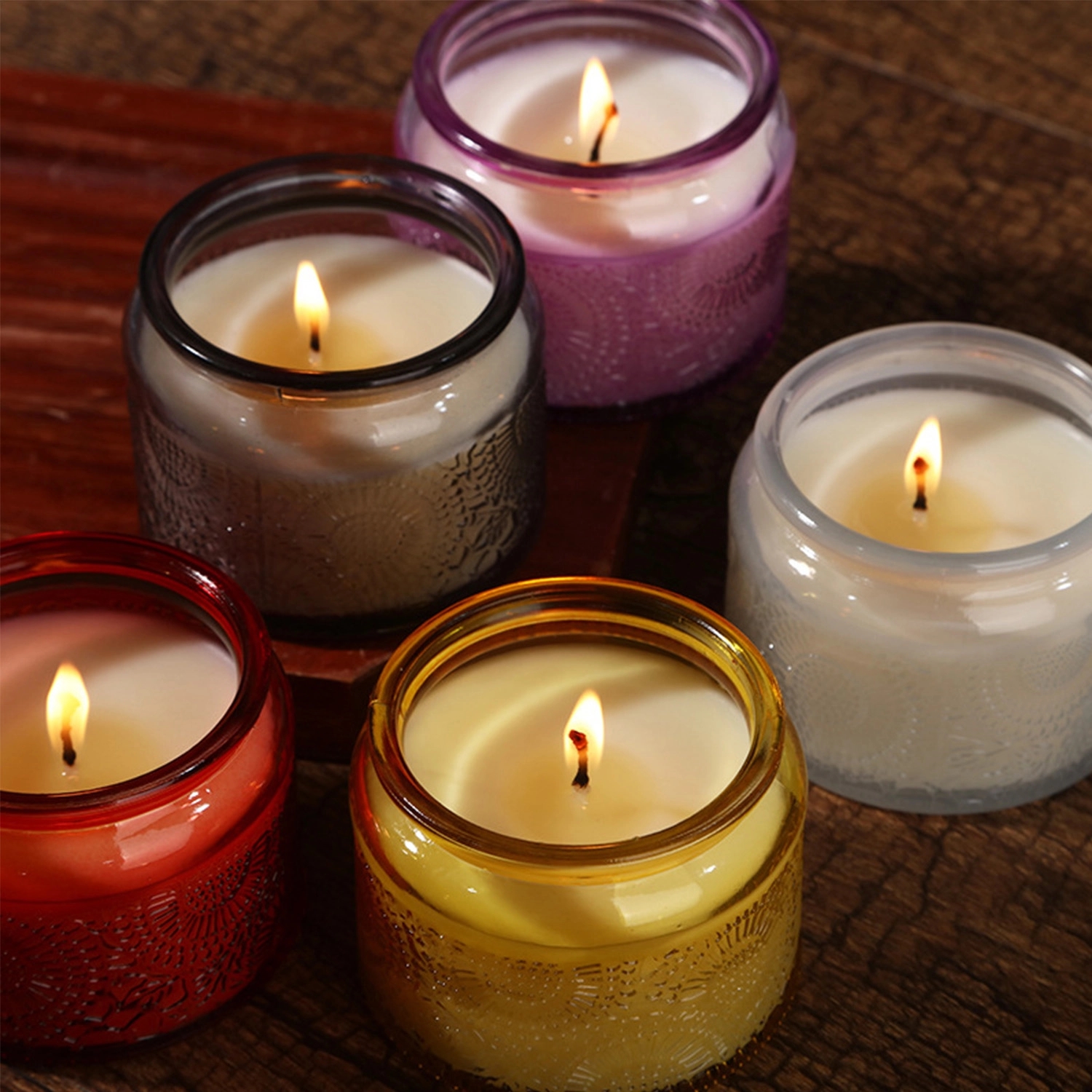 10 Oz. Scented Candle In Jar W/ Lid 3
