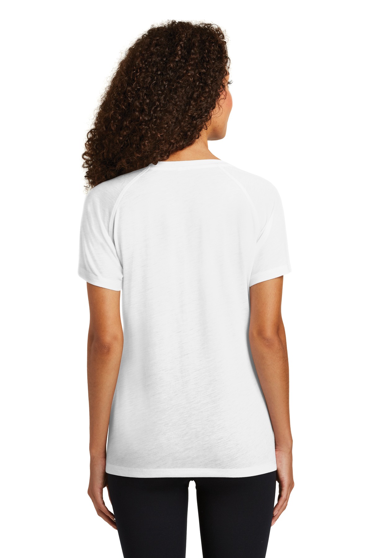 Sport-Tek Women's PosiCharge Tri-Blend Wicking Scoop Neck Raglan Tee. LST400 67