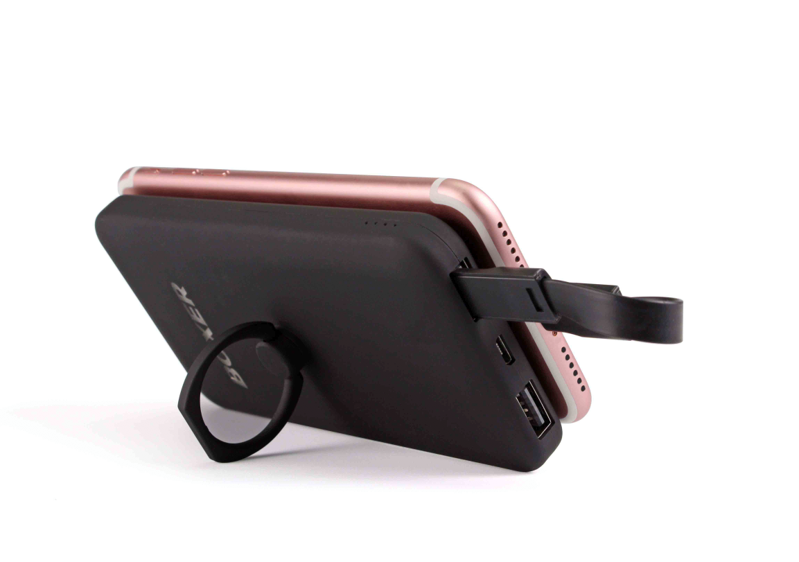 Solar power bank with phone holder 2