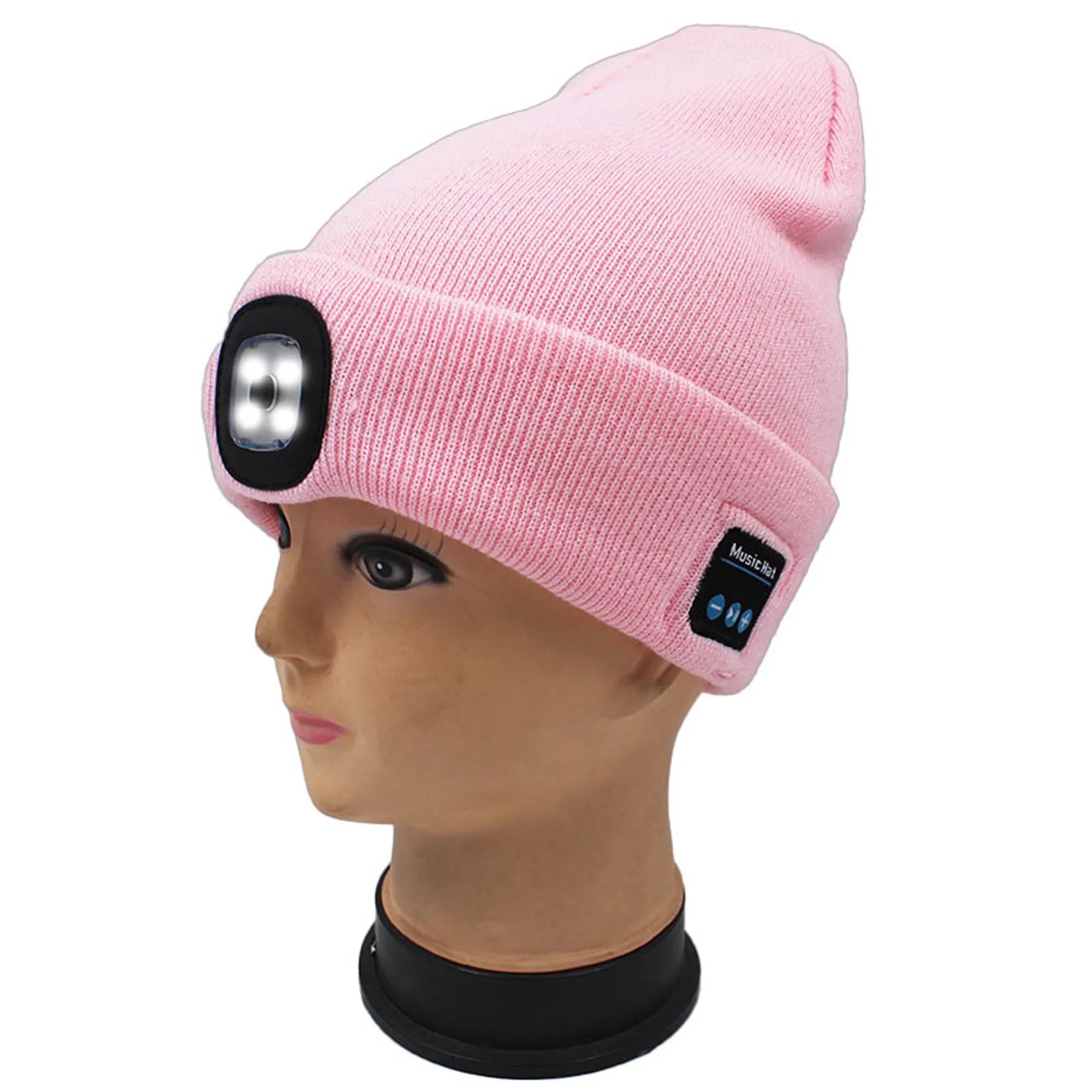 Bluetooth Beanie Hat With Light 7
