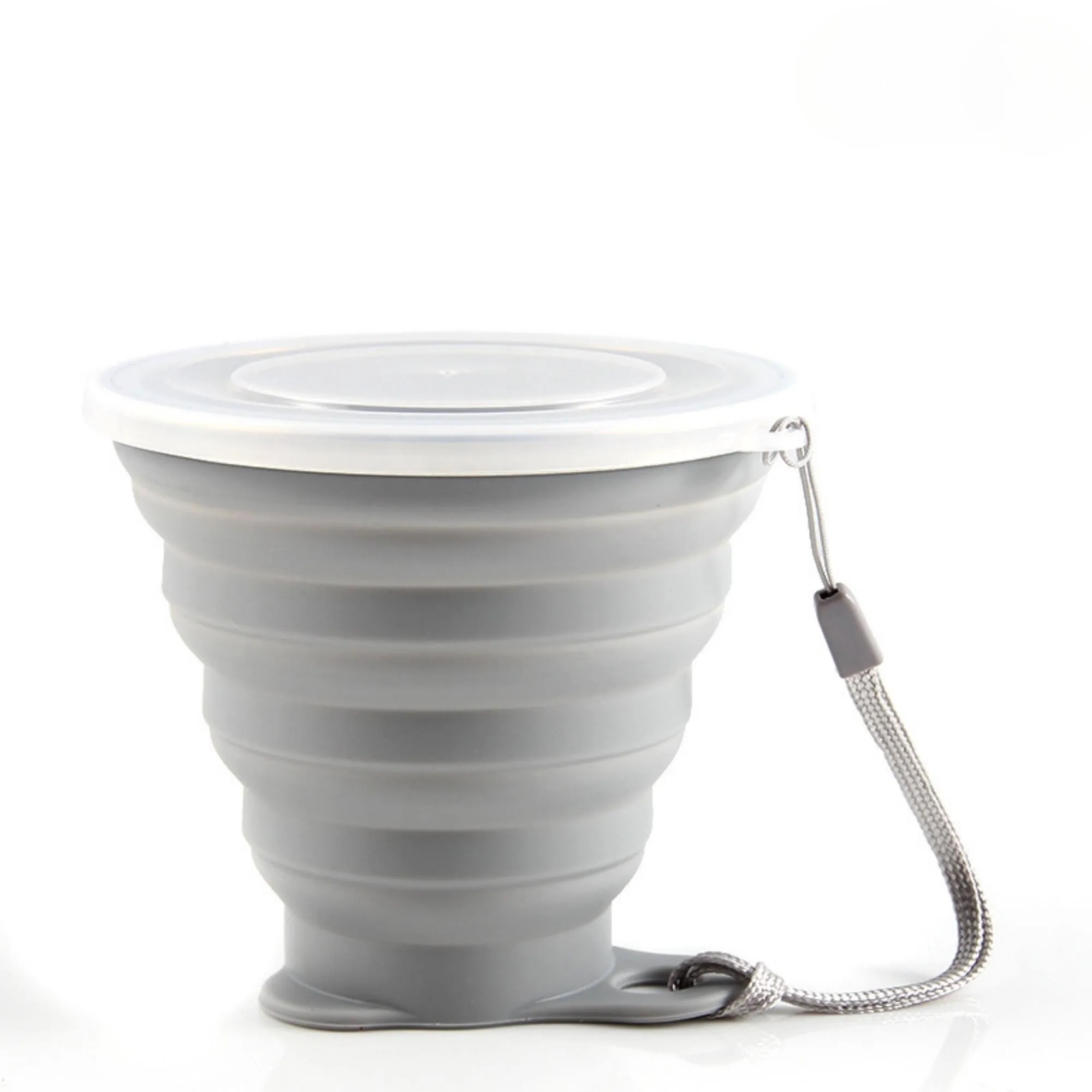 9oz Silicone Collapsible Travel Water Cup MOQ20 15