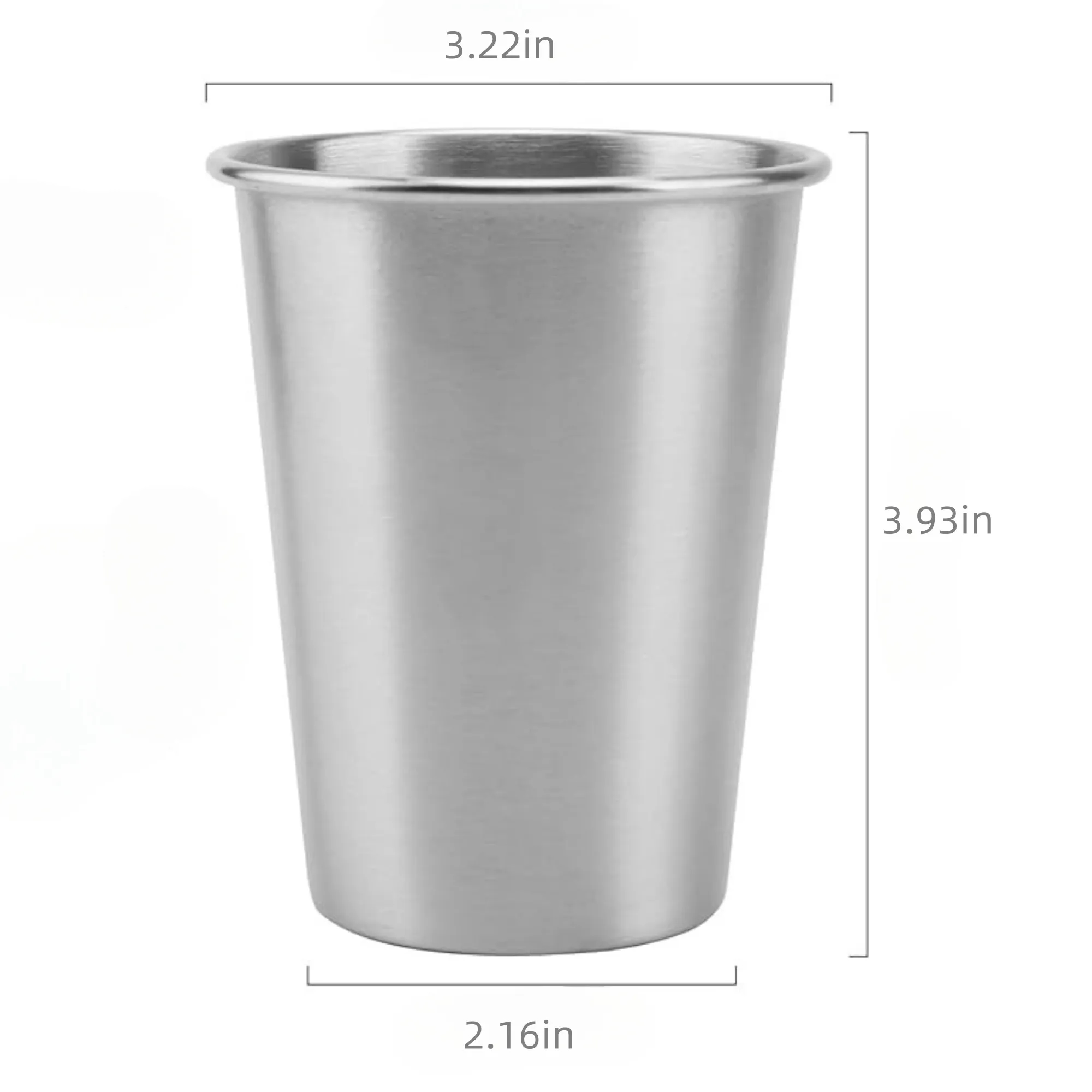 12 Oz Stainless Steel Cups 1