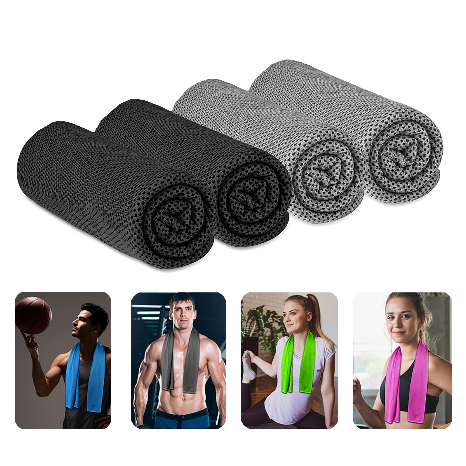 40 x 12 Inches Soft Breathable Instant Towel