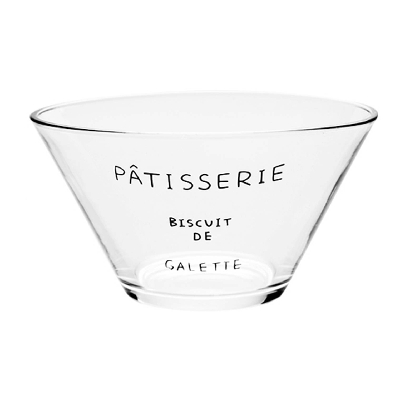26 oz Lead-Free Clear Glass Salad Bowl 3