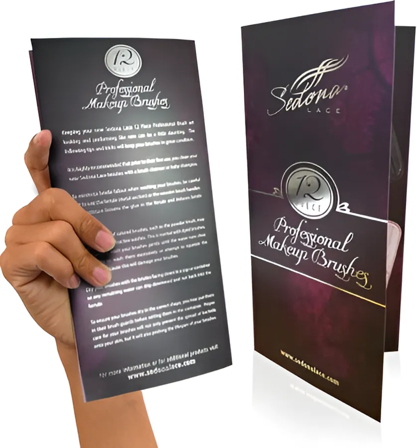 Color Foil Stamped Brochure 4