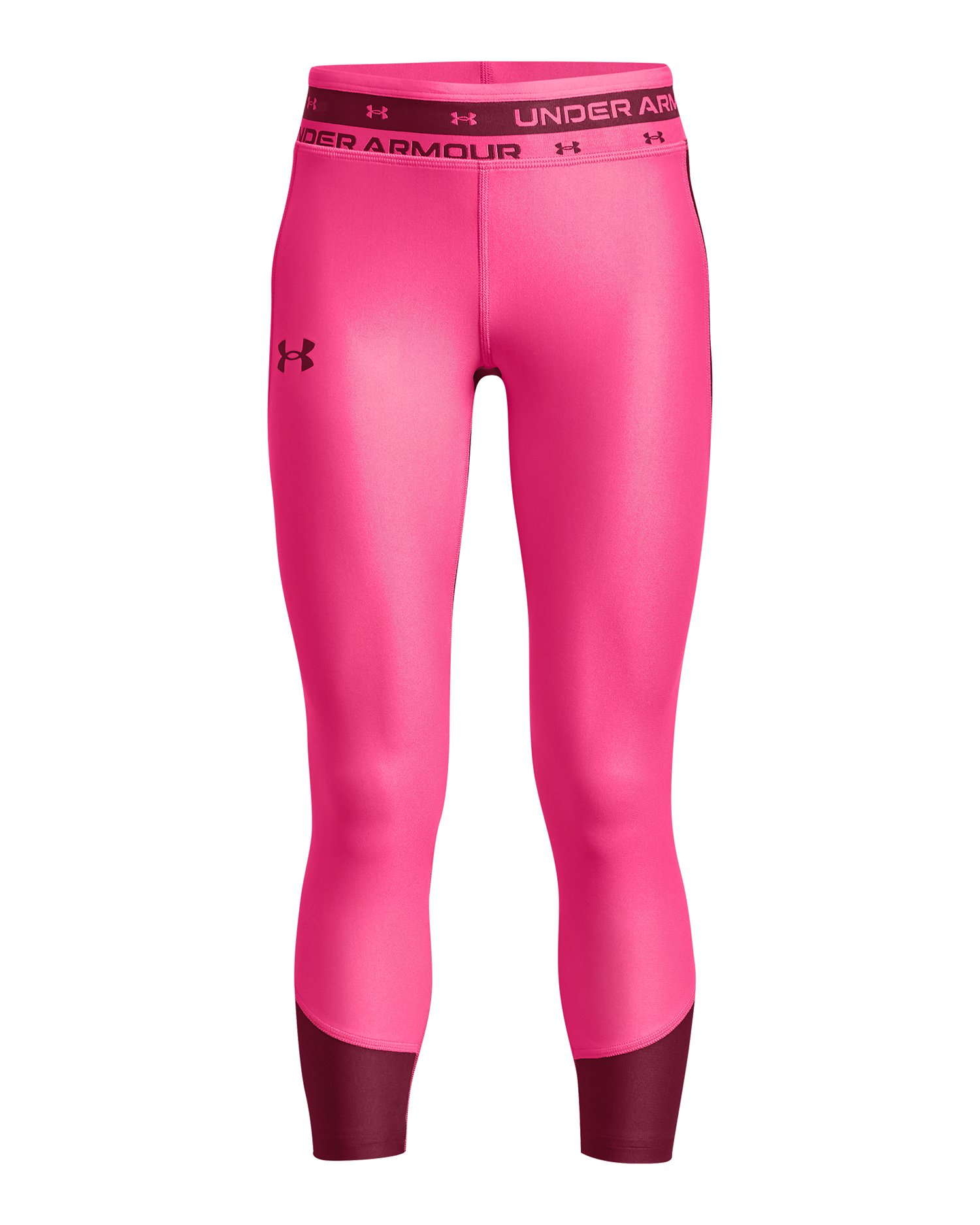 Girls' HeatGear Blocked Ankle Crop 2