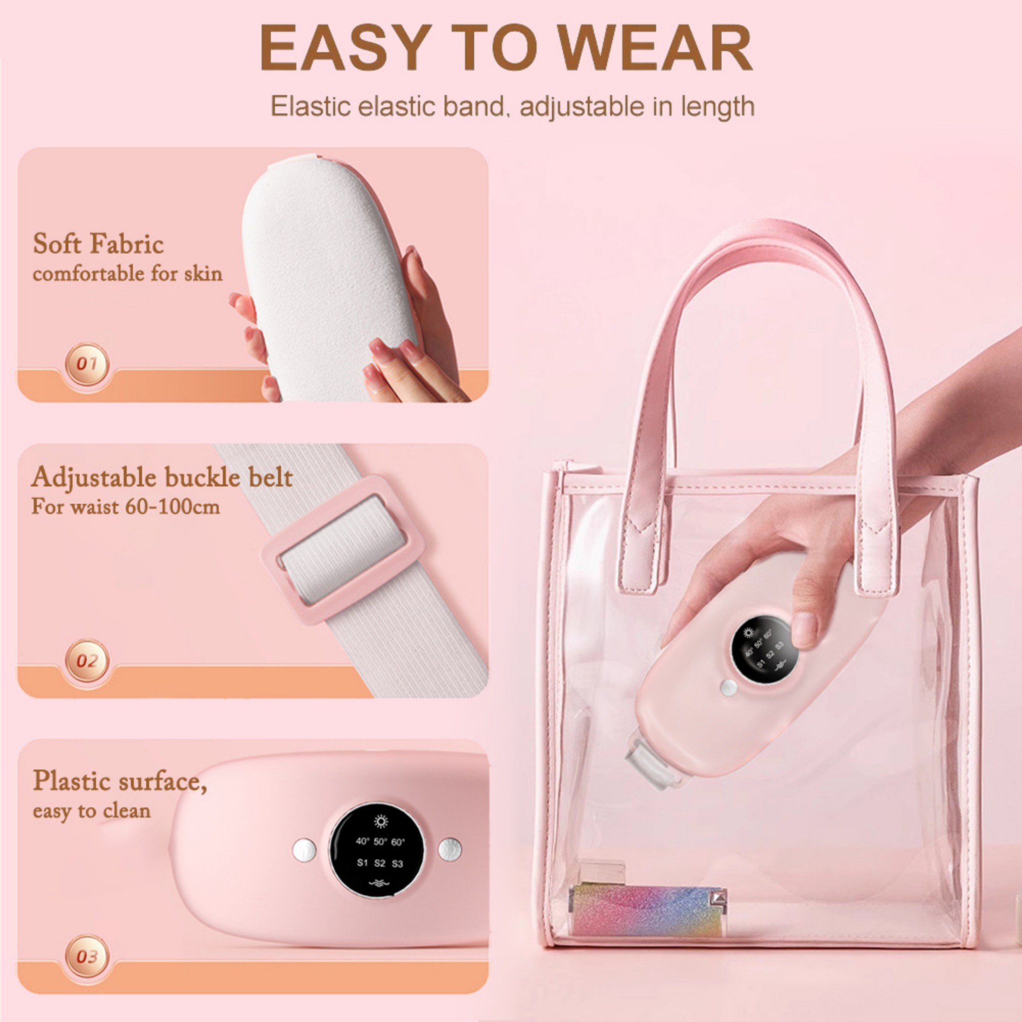 Digital Display Heating Menstrual Belt 6