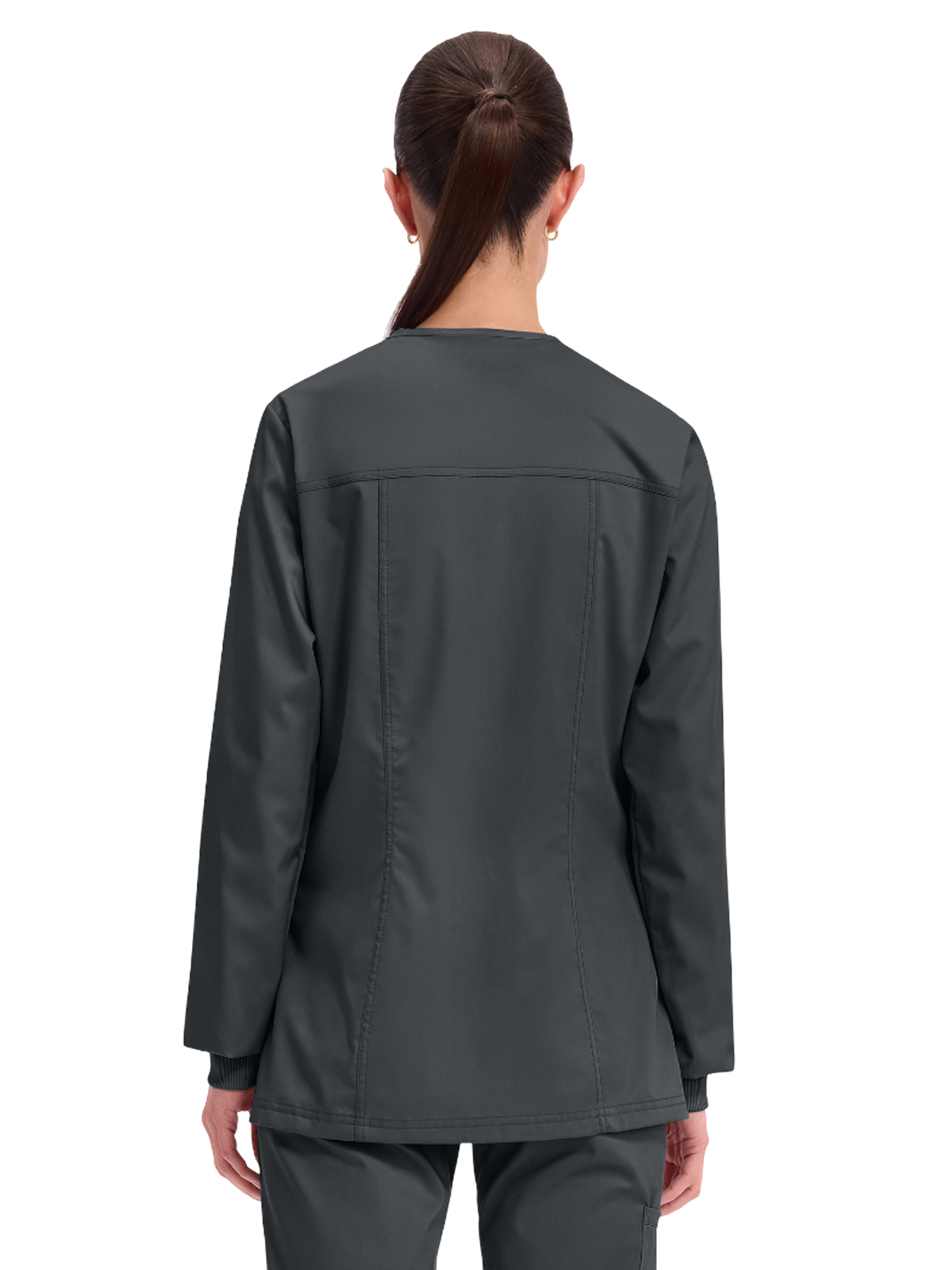 Cherokee - Workwear Revolution - Women's 3-Pocket Snap Front Jacket 21