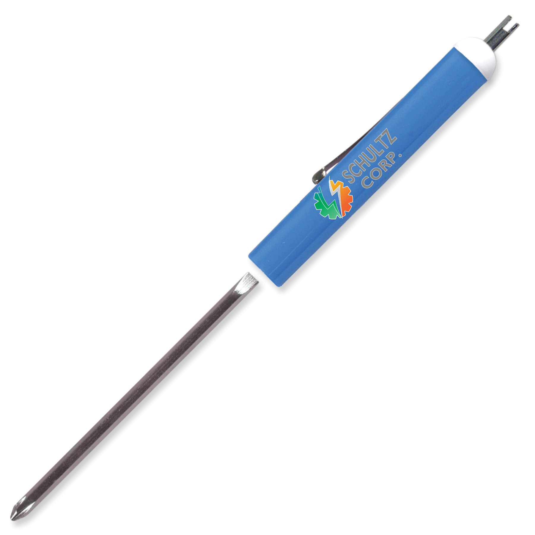 Pocket Screwdriver Reversible Flat Blade + Valve Stem Top 26