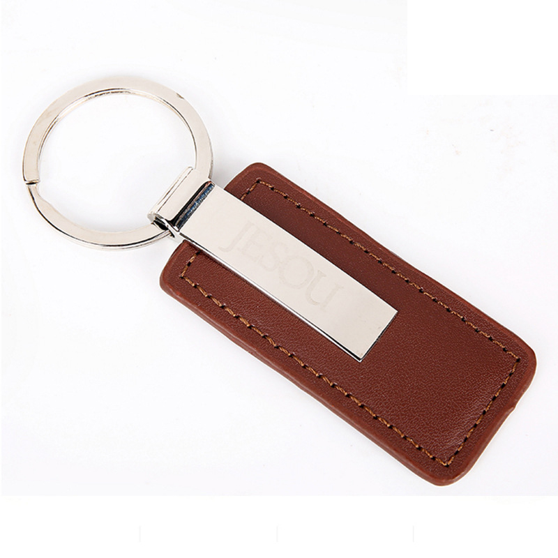 Custom Shape Leatherette Key Tag 12
