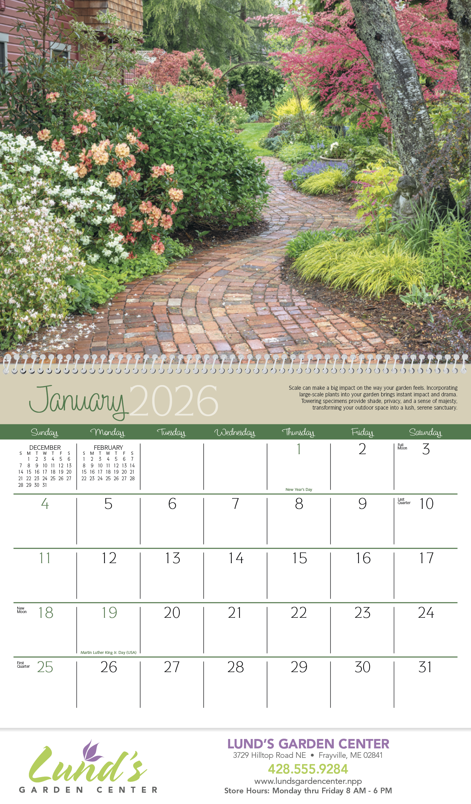 Triumph® Calendars Gardens Calendar 13