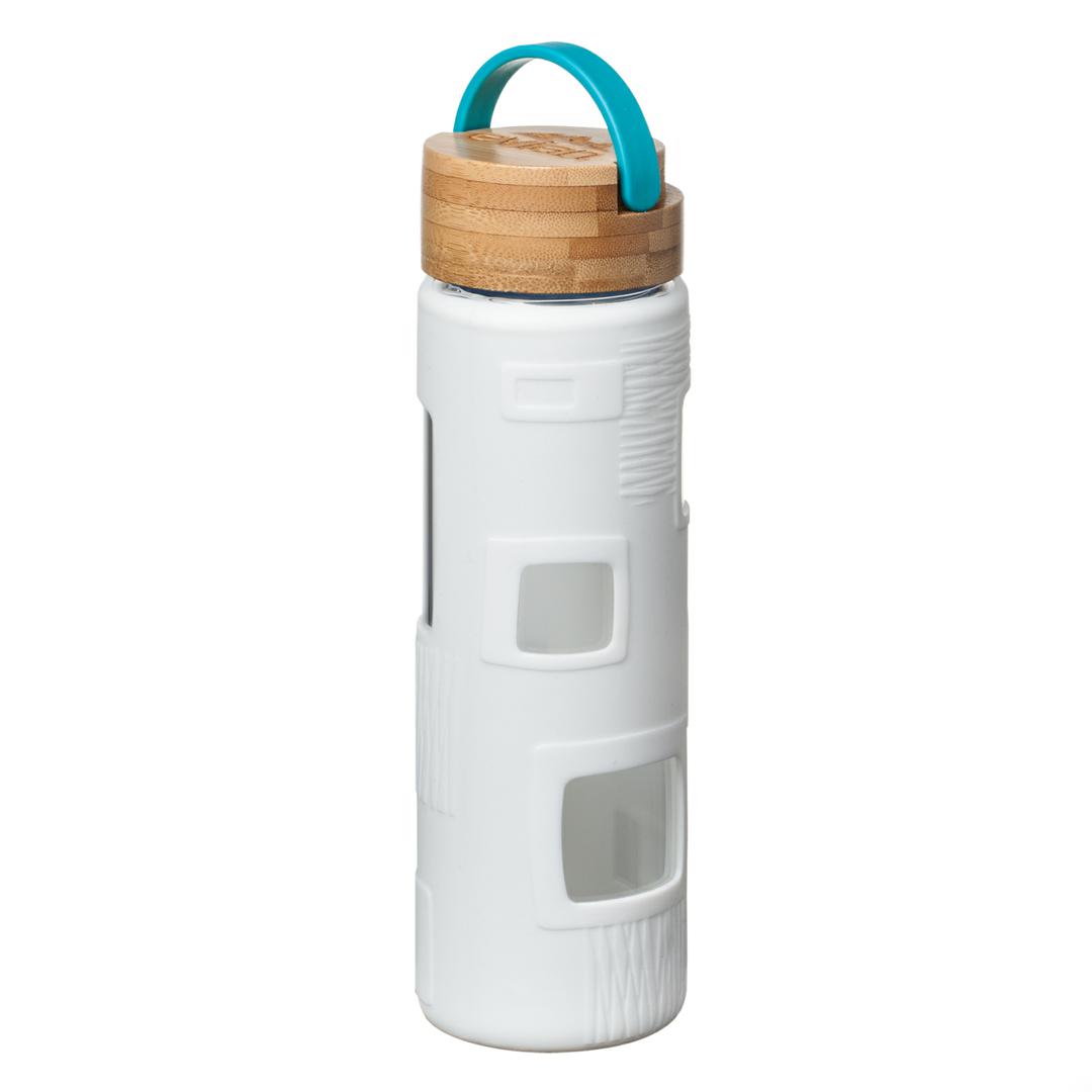 Astral Bottle w/Teal Lid - 22oz, custom glassware with logo imprint 18