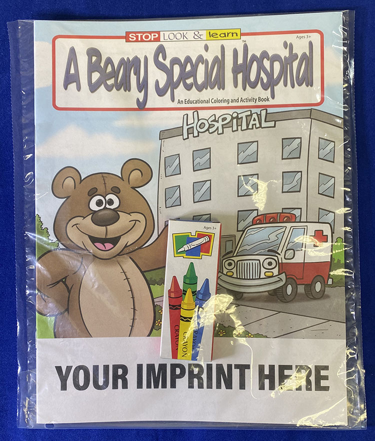 COLORING SET - A Beary Special Hospital Coloring Book Fun Pack 4