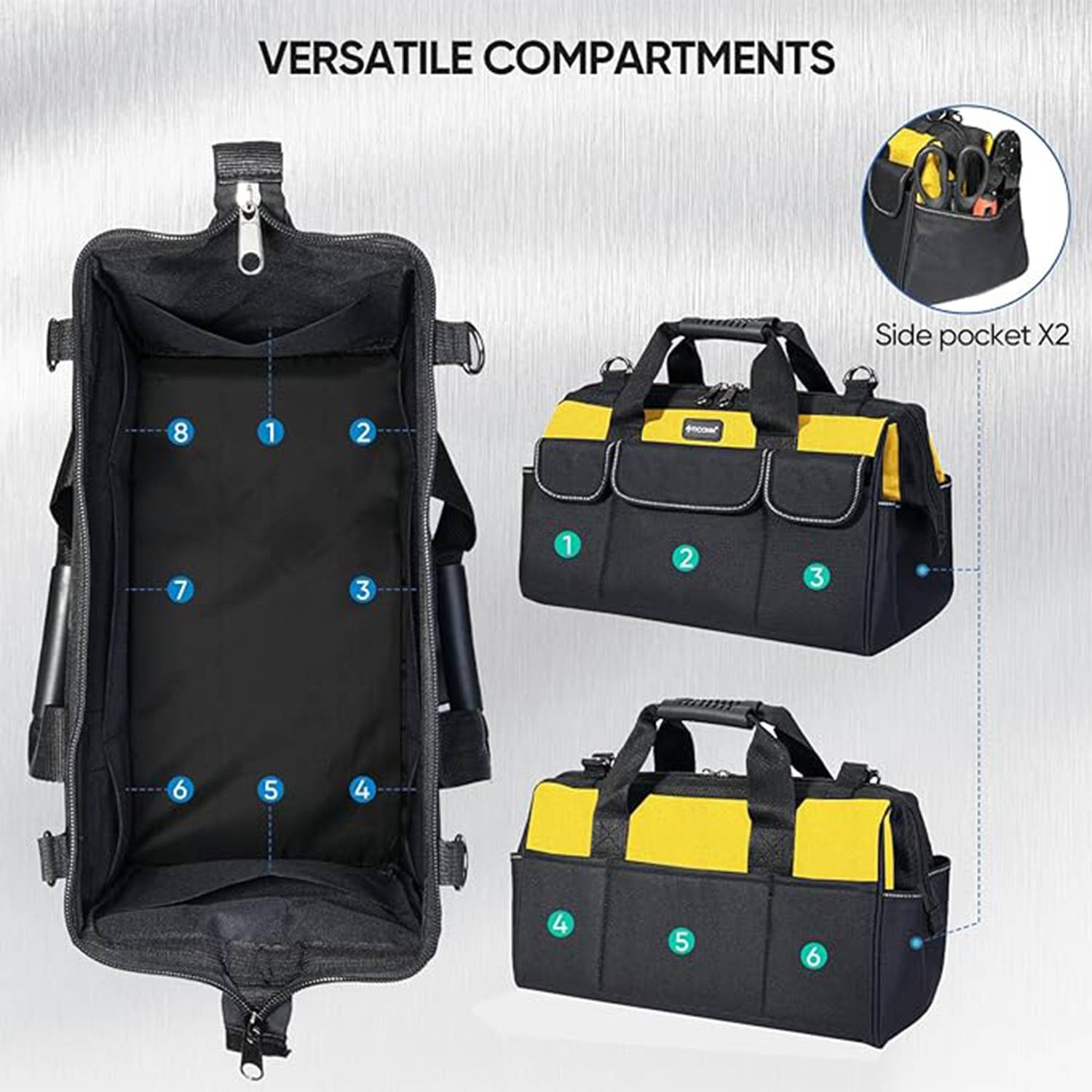 Oxford cloth waterproof wear-resistant hand tool bag 9
