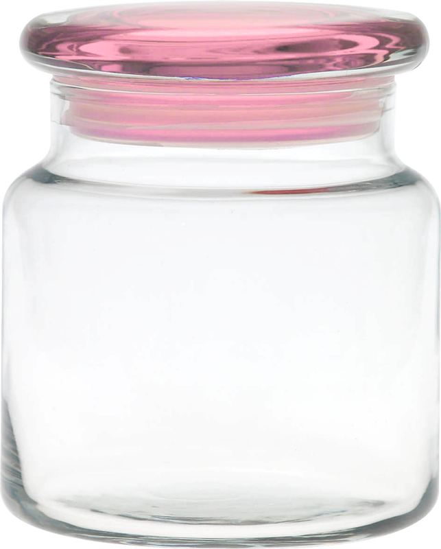 16 oz. Apothecary Jar with Flat Lid 13