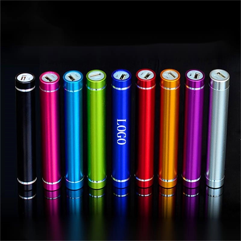 Cylinder Colorful 2200Mah Lipstick Power Bank 3