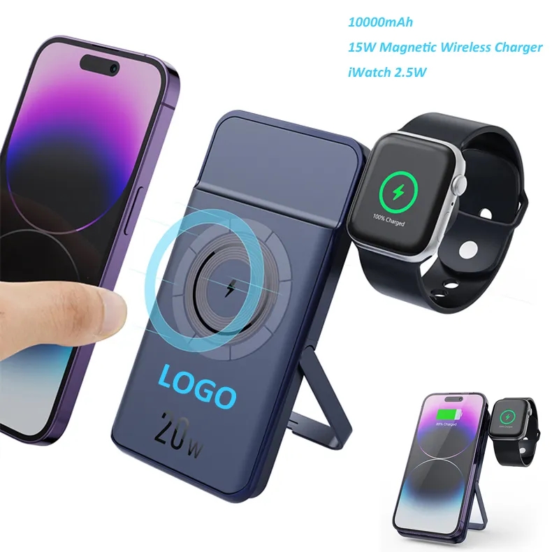 Fast Charge with Stand MagSafe Wireless Charging Power Bank 4