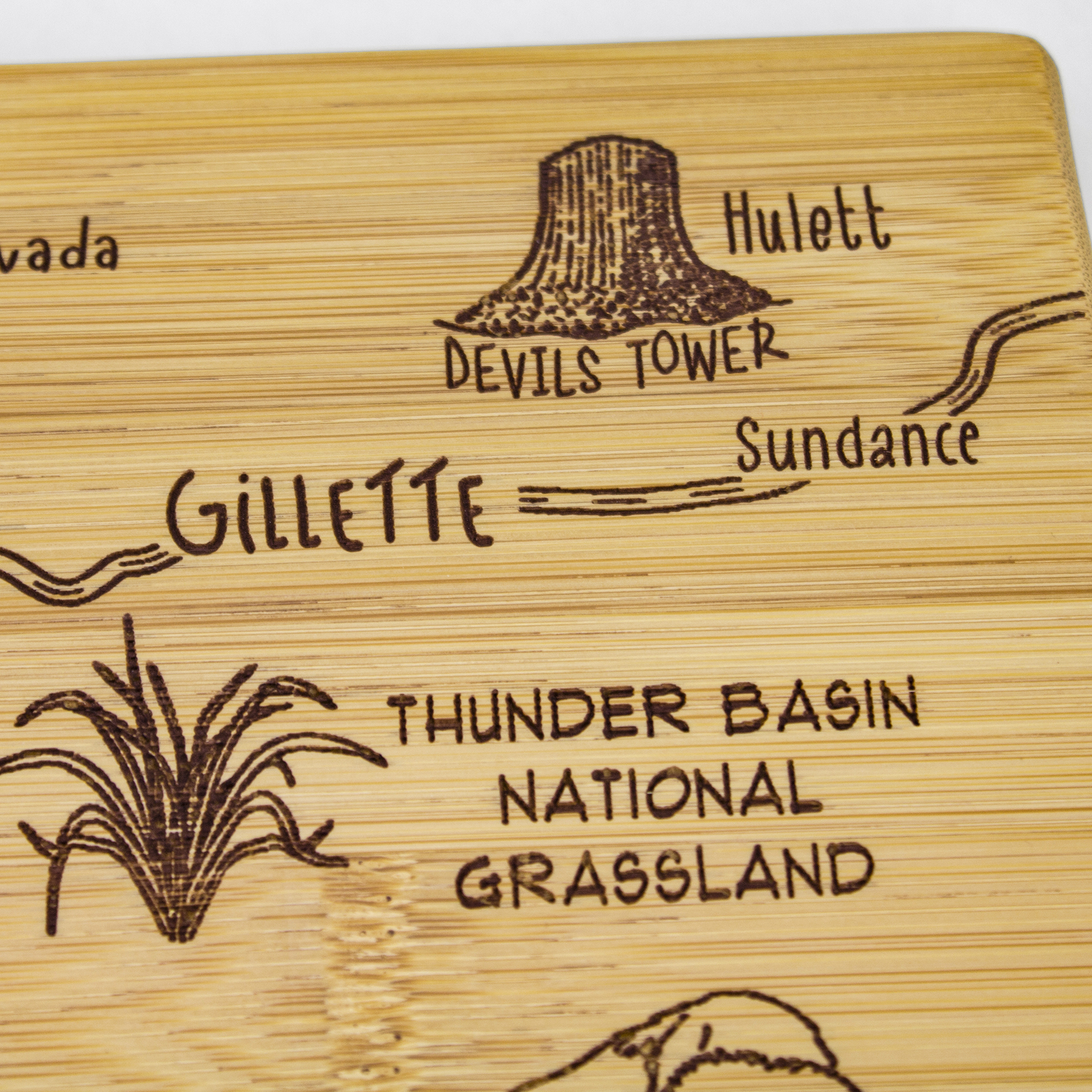 Destination Wyoming Cutting & Serving Board 13