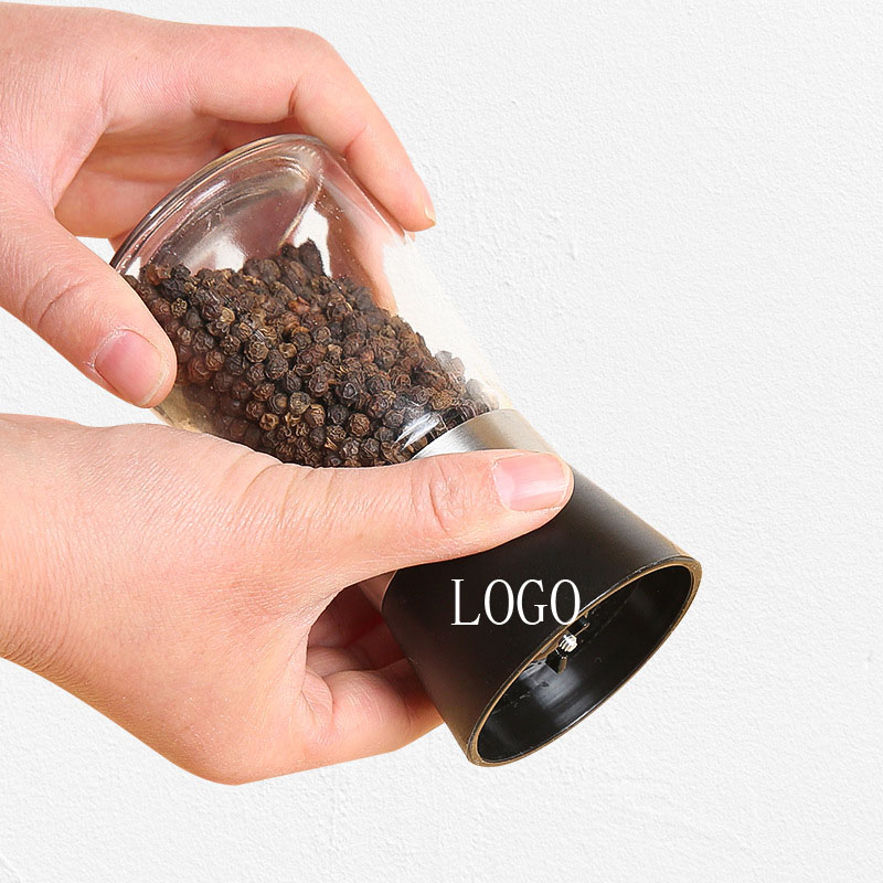 6OZ Manual Household Stainless Steel Grinder Dust-proof Lid Kitchen Dining Bottle 2