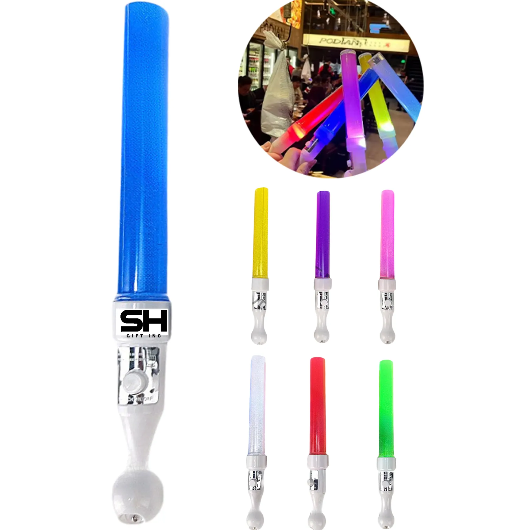 Custom Multi Mode LED Glow Stick for Concerts Parties 3