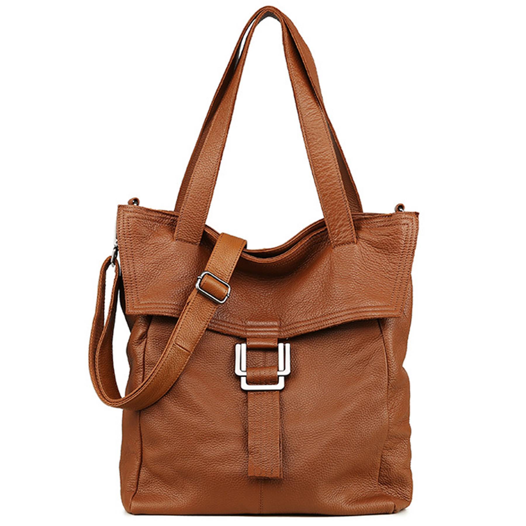 Genuine Leather Tote Shoulder Bag for Women 2
