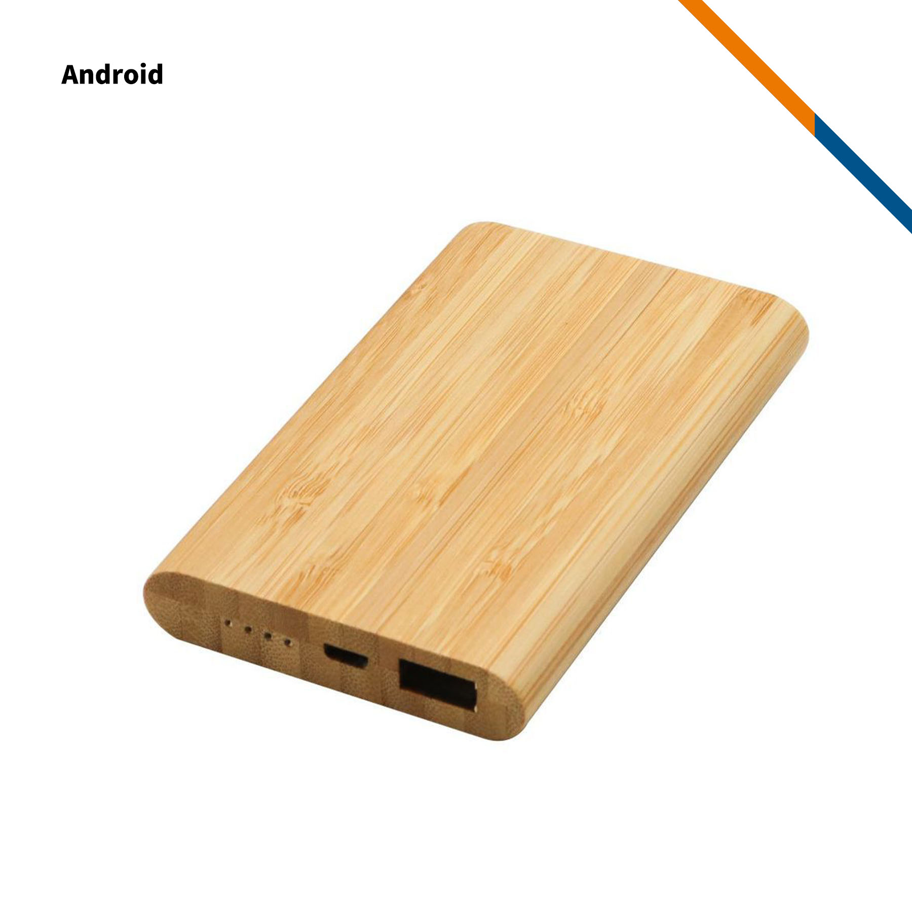 Achernar Bamboo Power Bank - 5000mAh 4