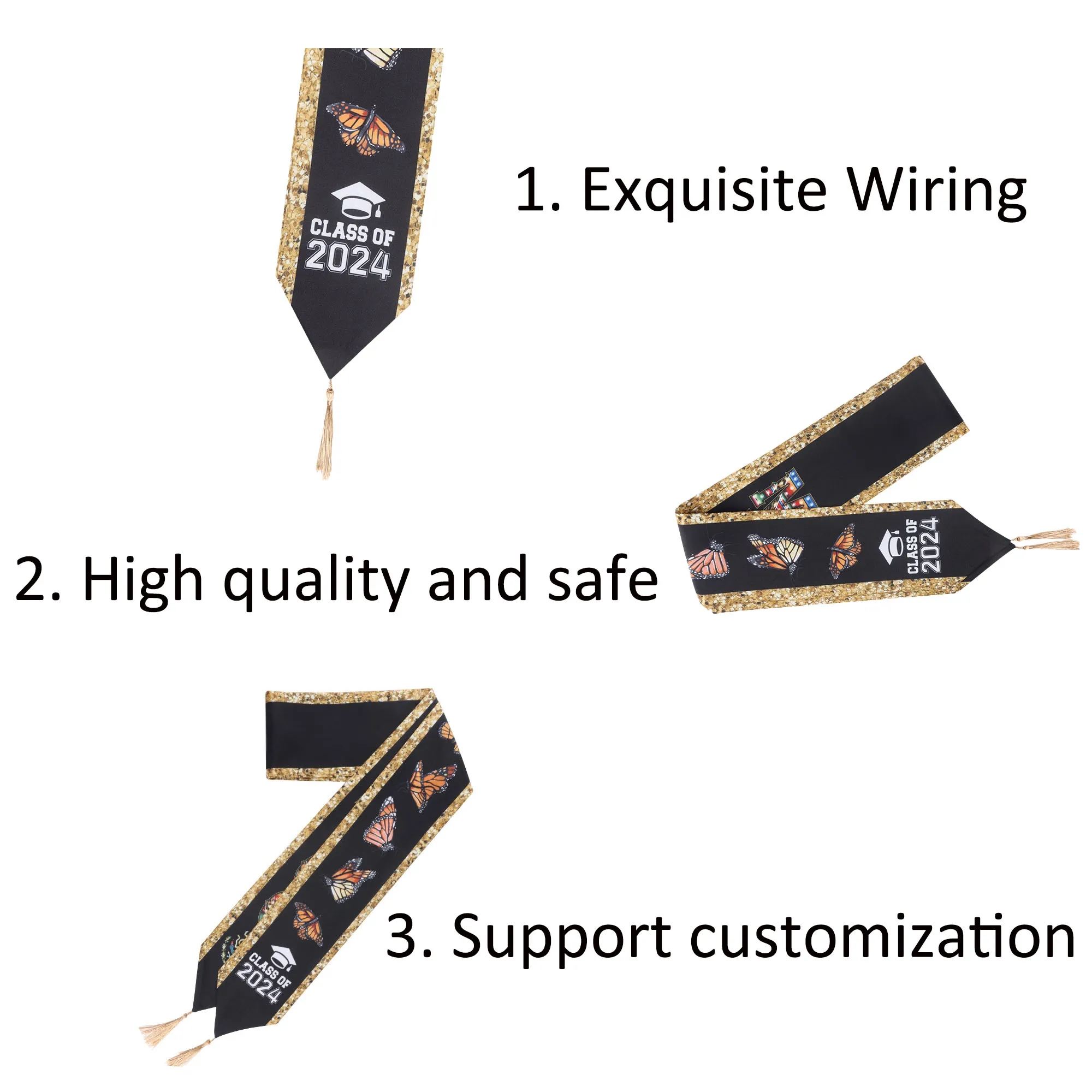 Graudation Ribbon Sash 4
