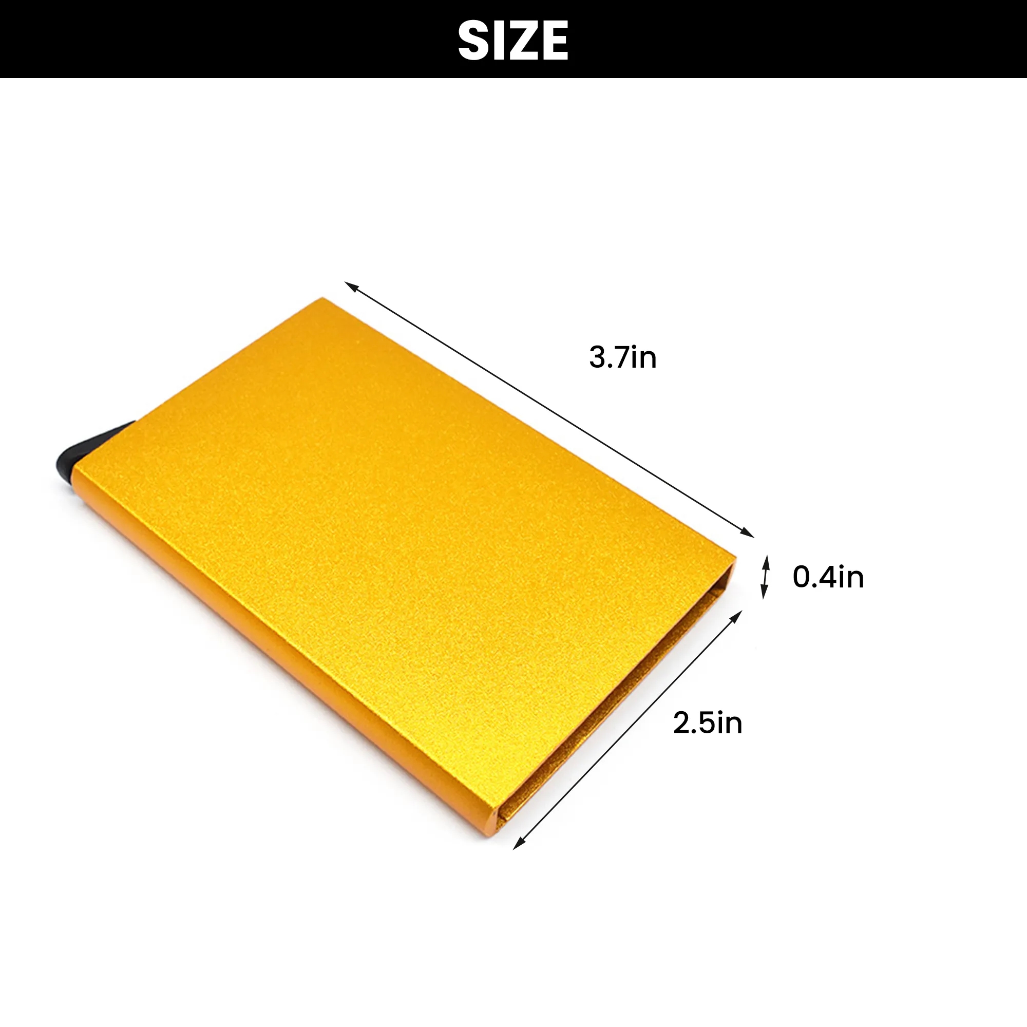 Aluminum Alloy Credit Card Holder Storage Box 2