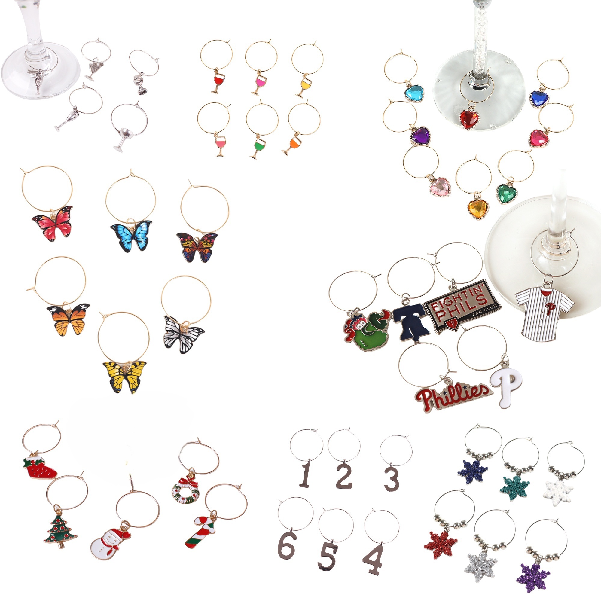 Wine Glass Charm 1