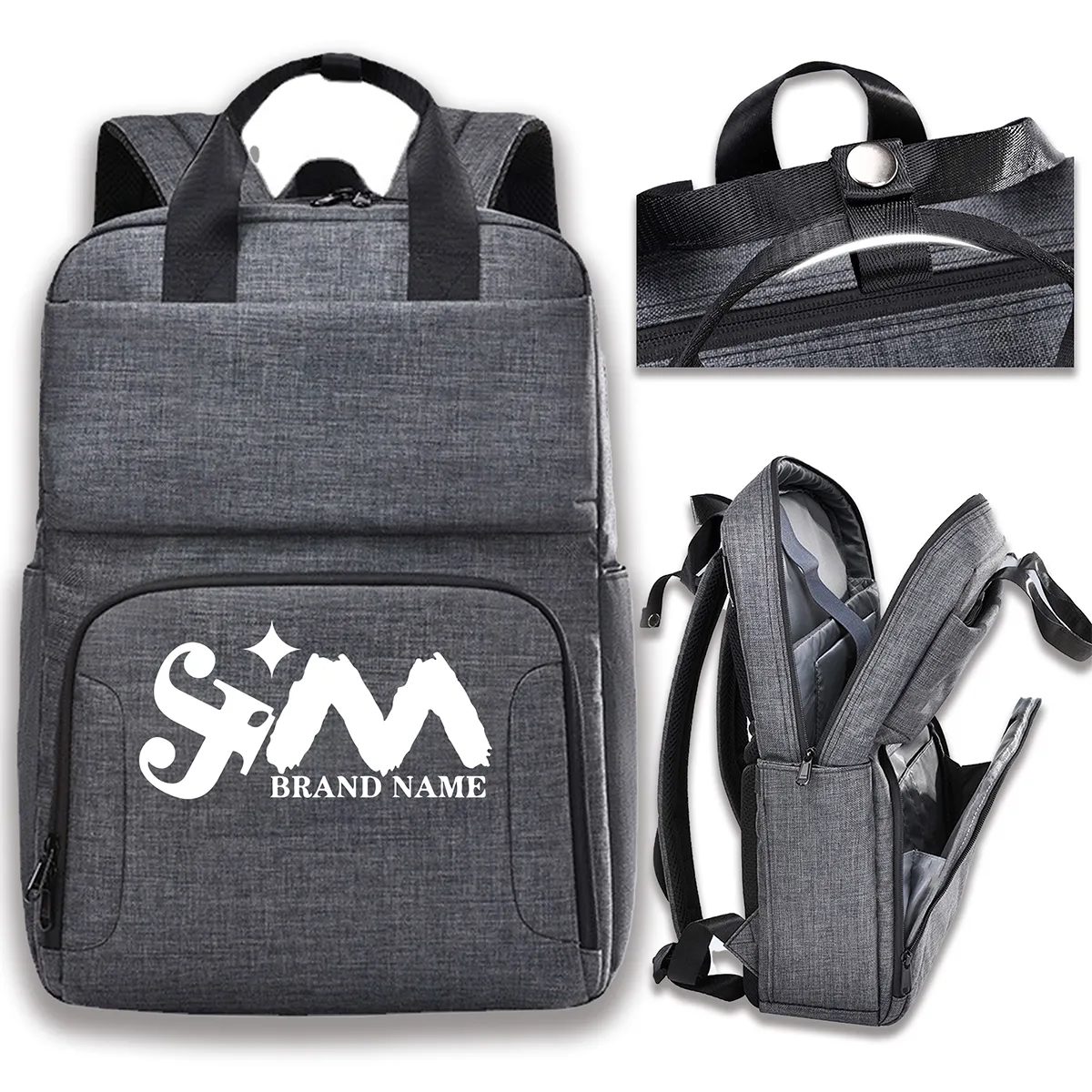 Durable Waterproof Business Travel Laptop Backpack 4