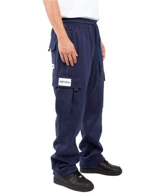 Unisex Fleece Cargo Sweatpants - SHFCP 3