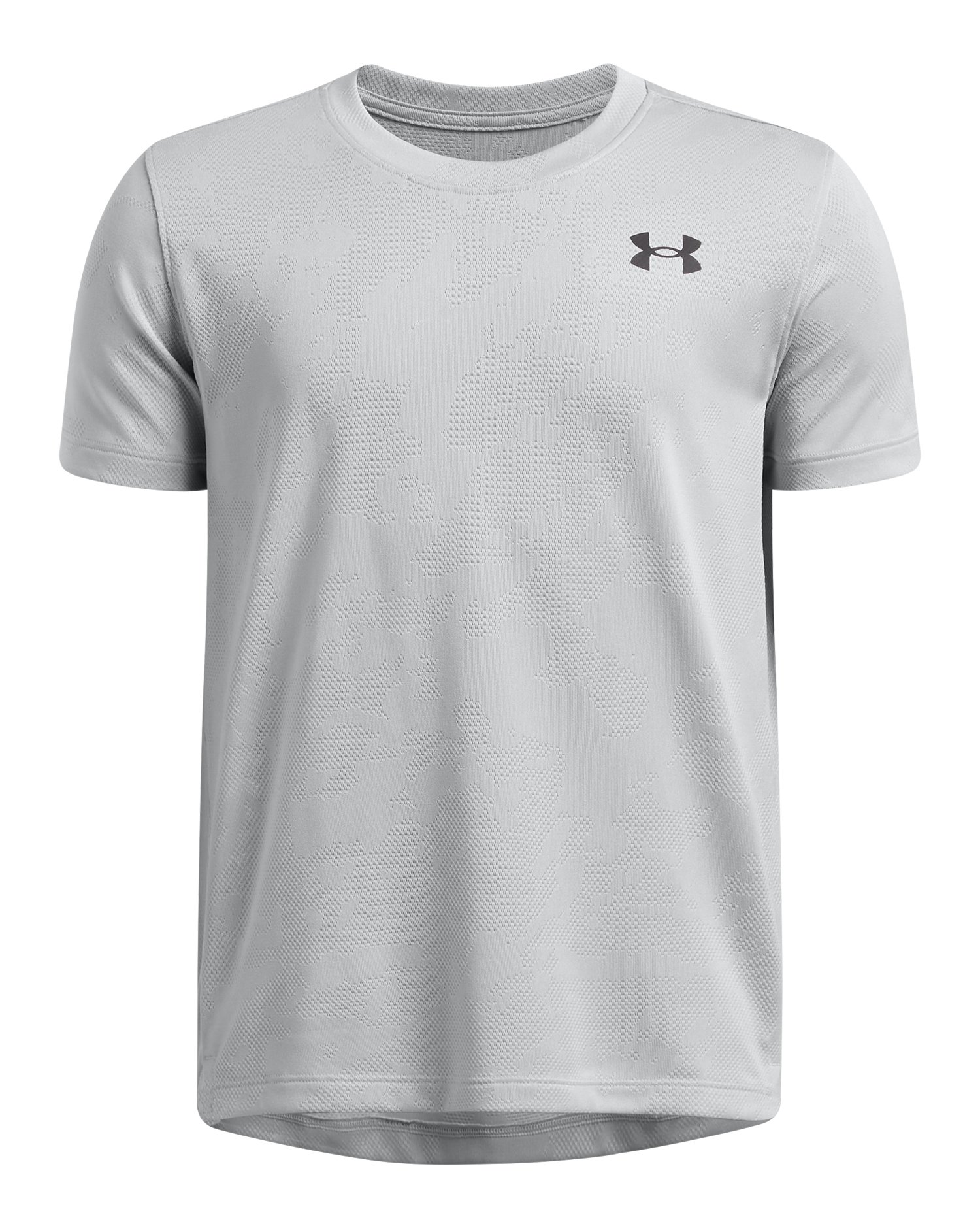 UA Tech Vent Jacquard Boys' Short Sleeve 2