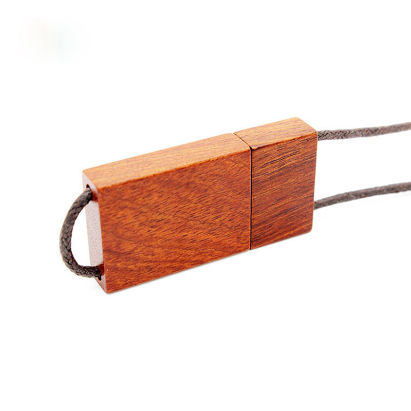 Wooden USB Flash Drive with Strap 5