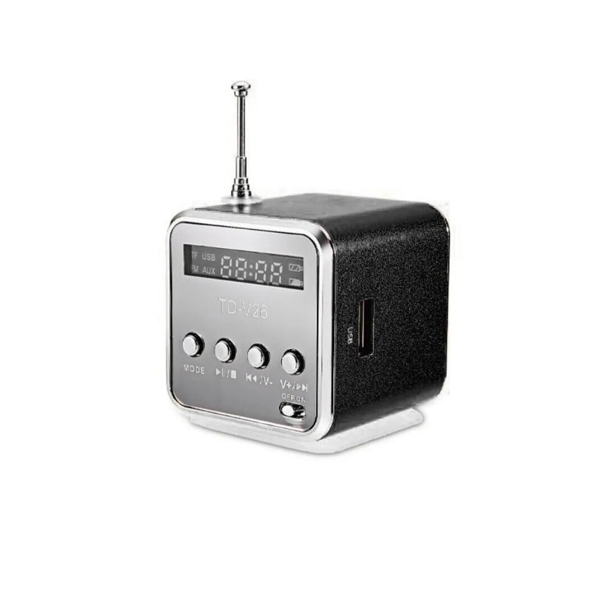 Mini Digital Music Radio Audio Stereo Player Speaker 5