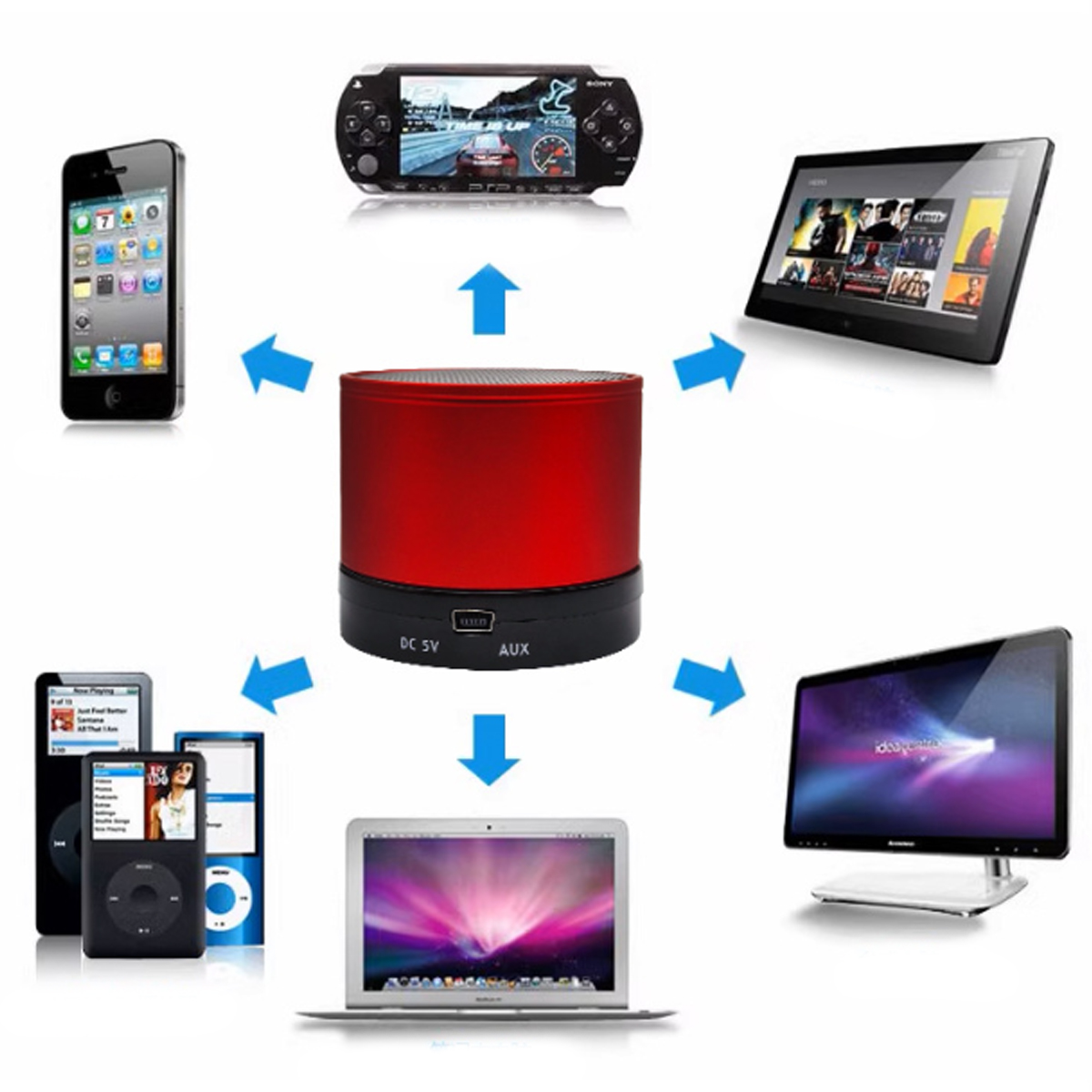 Portable Metal Bluetooth Speaker 1