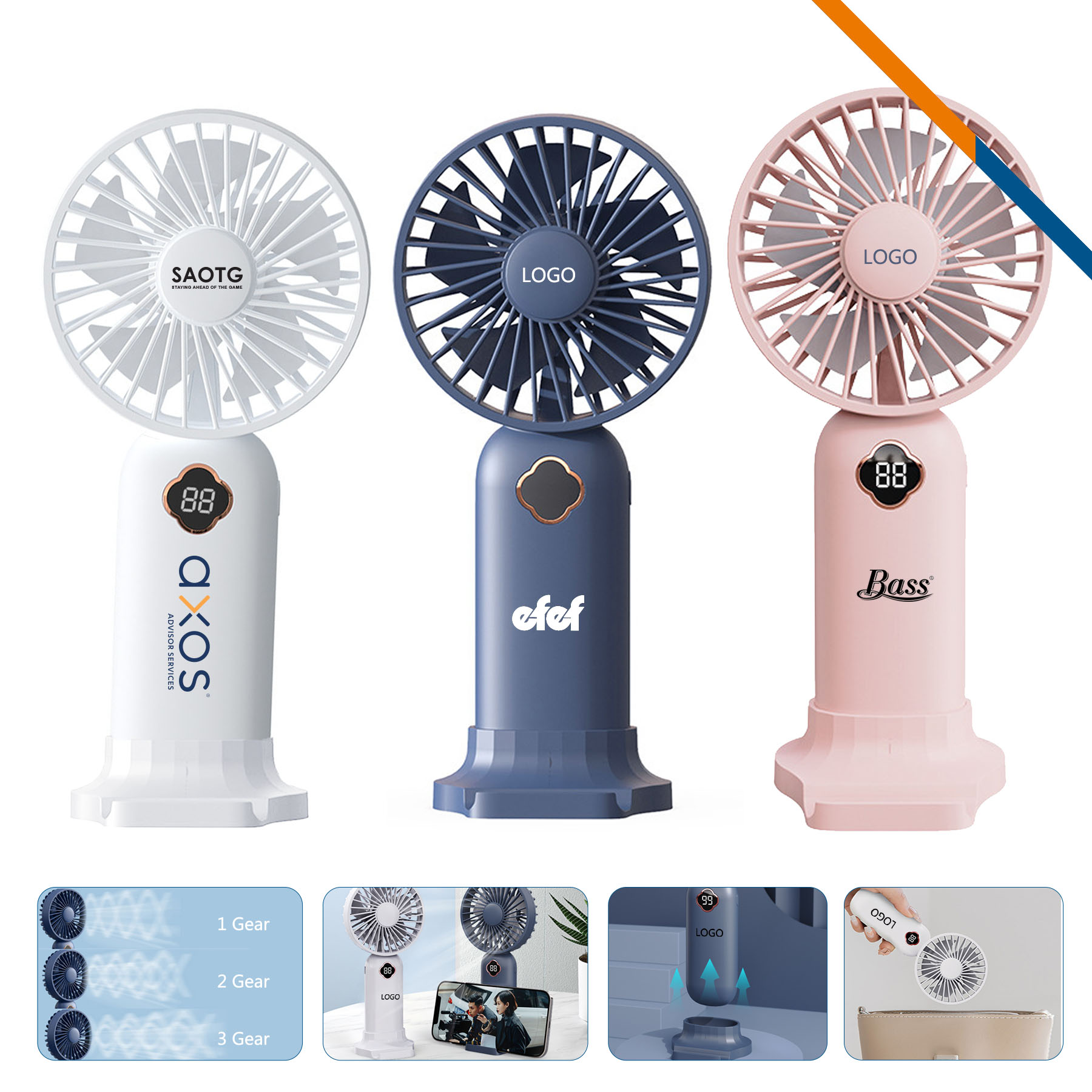 GustFlow Mini Handheld Fan 8