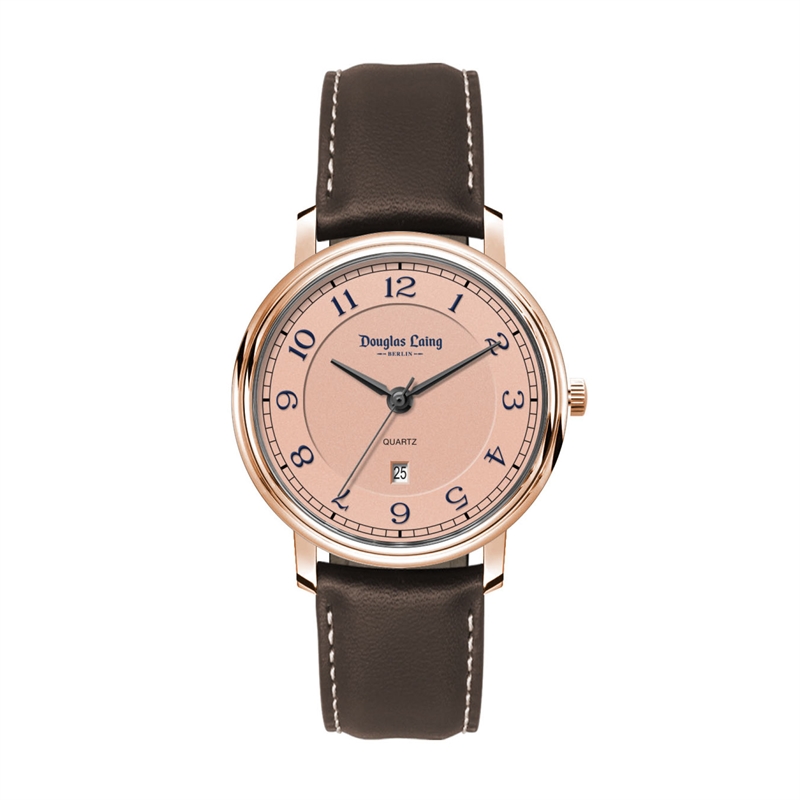 32MM, SS,  RG CASE,  3-HAND MVT, DTE