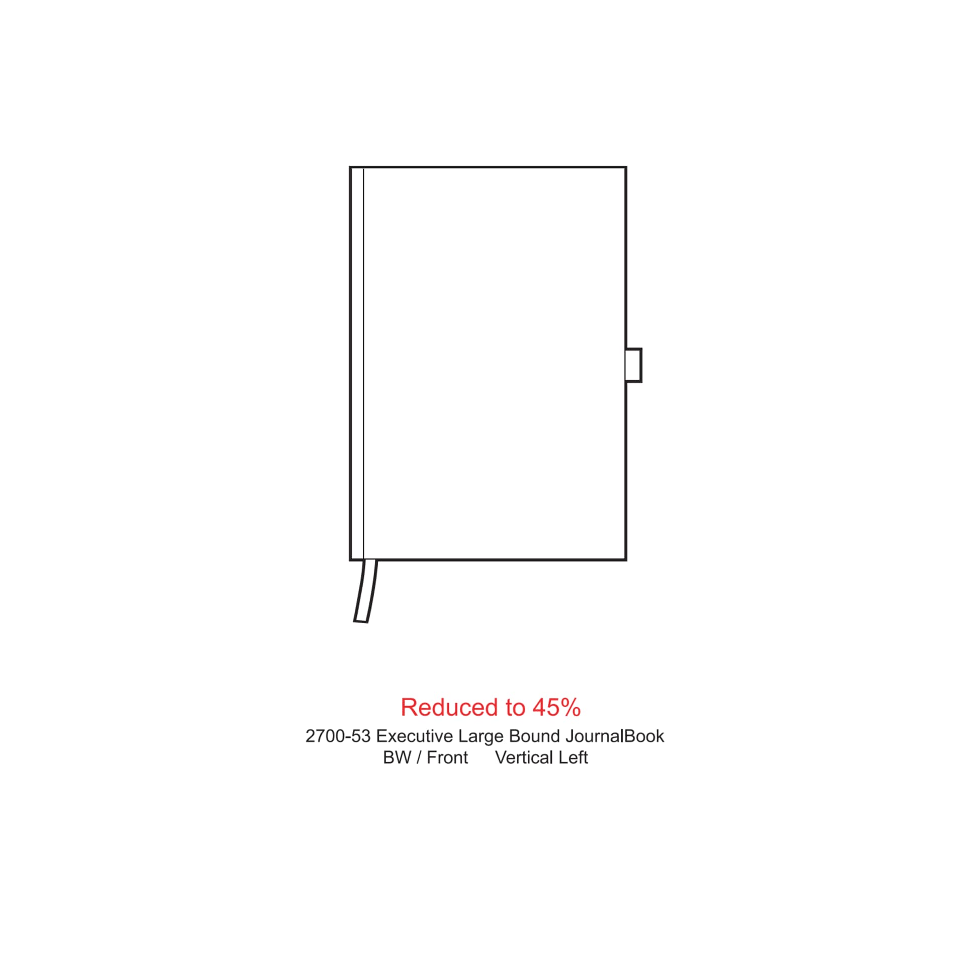 FSC® Mix 7" x 10" Executive Large Bound Journal 36