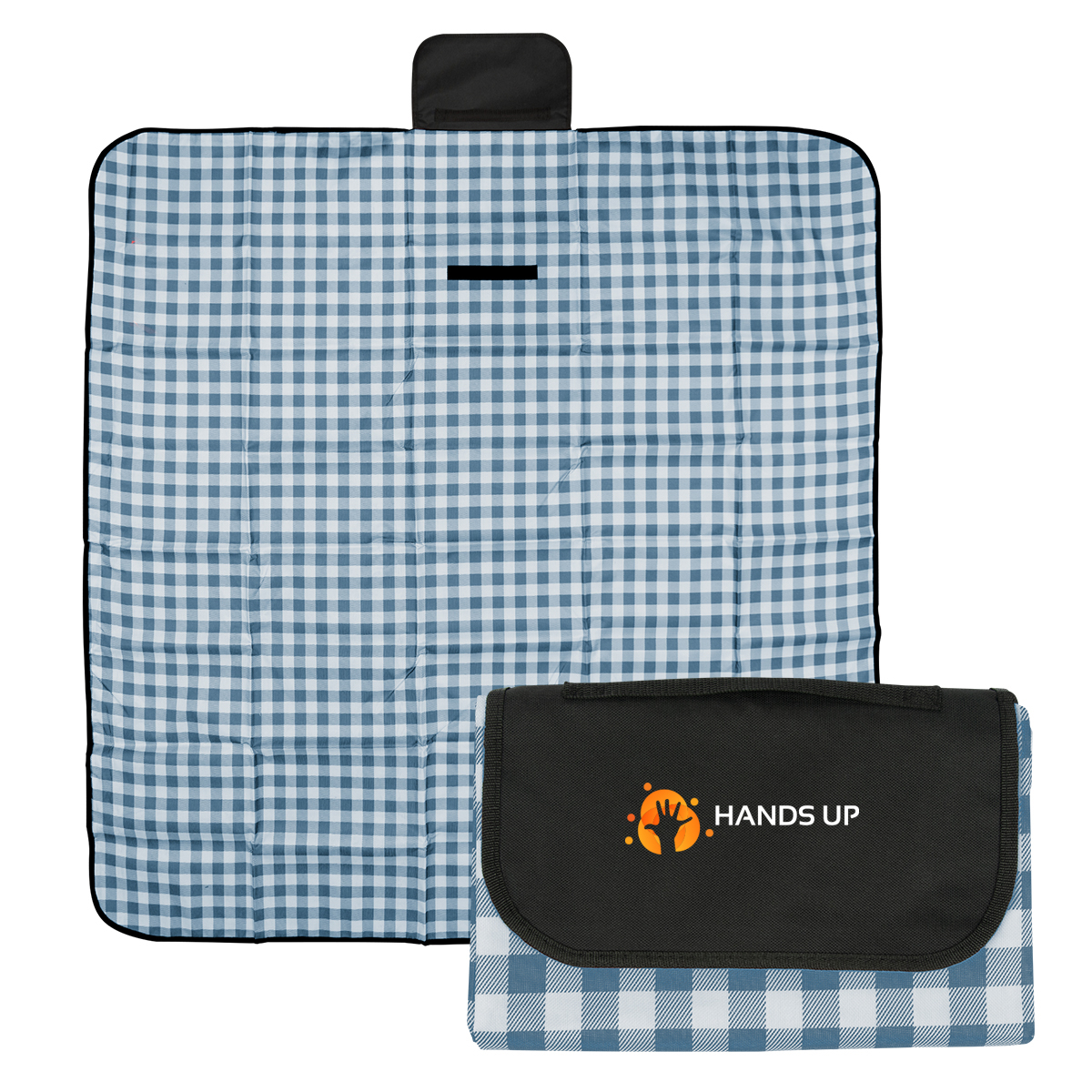 Gingham Roll-Up Picnic Blanket 6