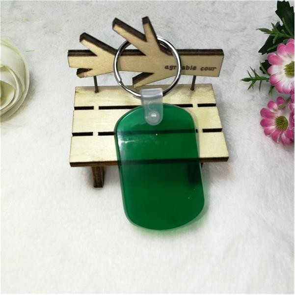 Oval Shape PVC Key Chain 2