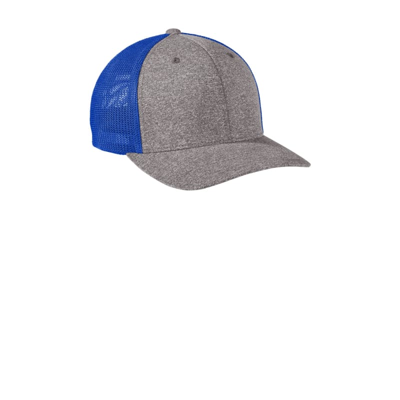 Port Authority Flexfit Melange Mesh Back Trucker Cap 7
