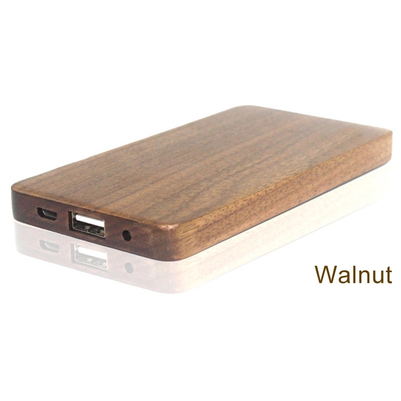 Rectangle Wooden Power Bank 3